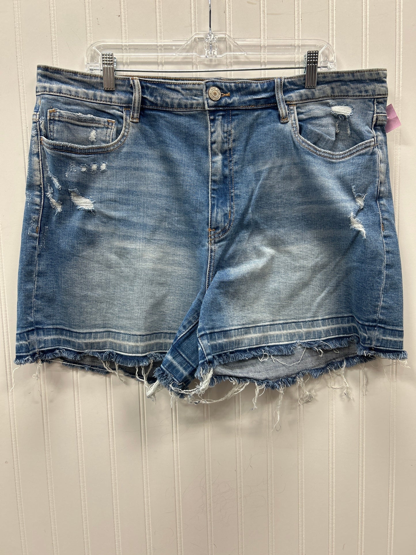 Shorts By Vervet In Blue Denim, Size:3X
