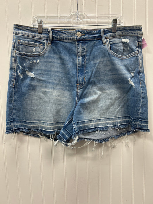 Shorts By Vervet In Blue Denim, Size:3X