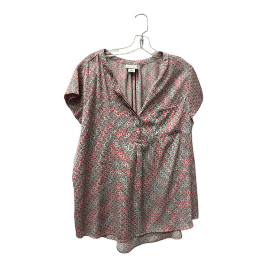 Top Ss By Liz Claiborne In Red, Size:Xl