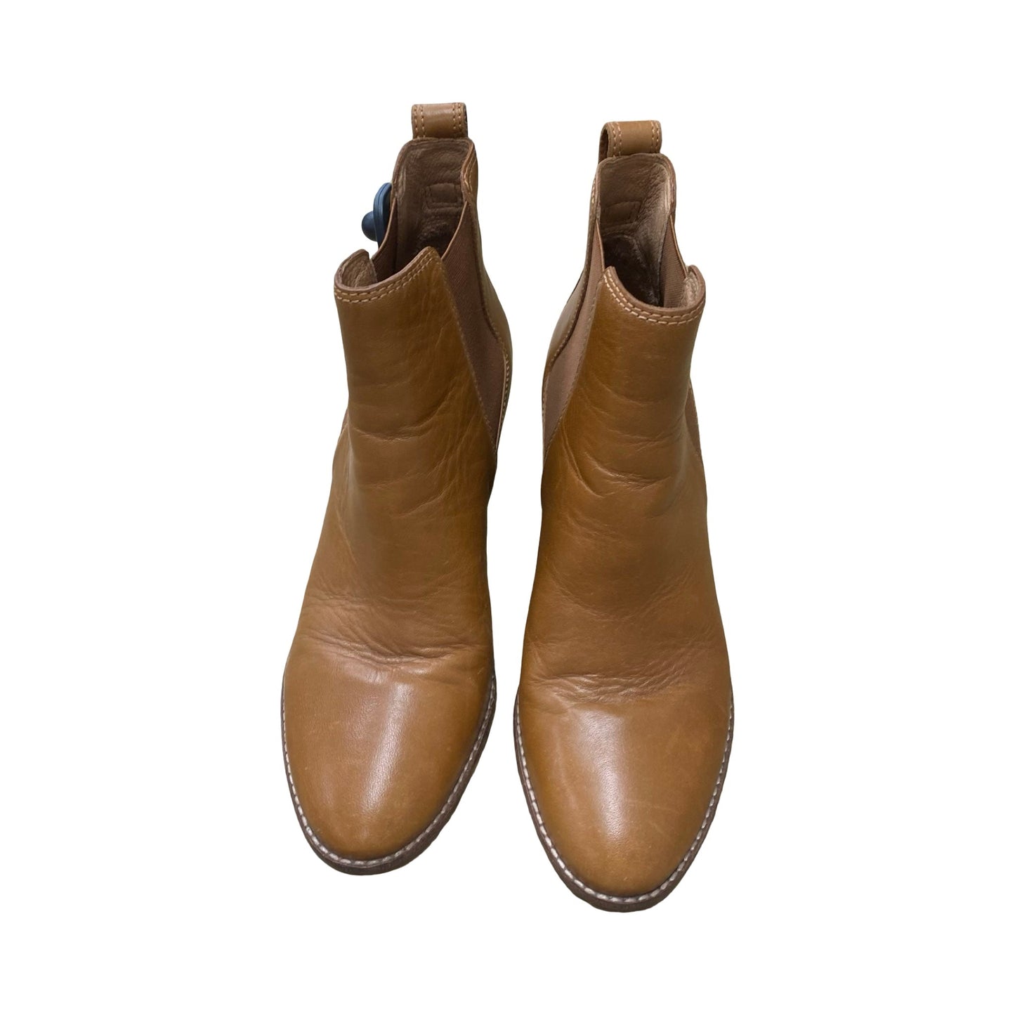 Boots Ankle Heels By Madewell In Brown, Size:10