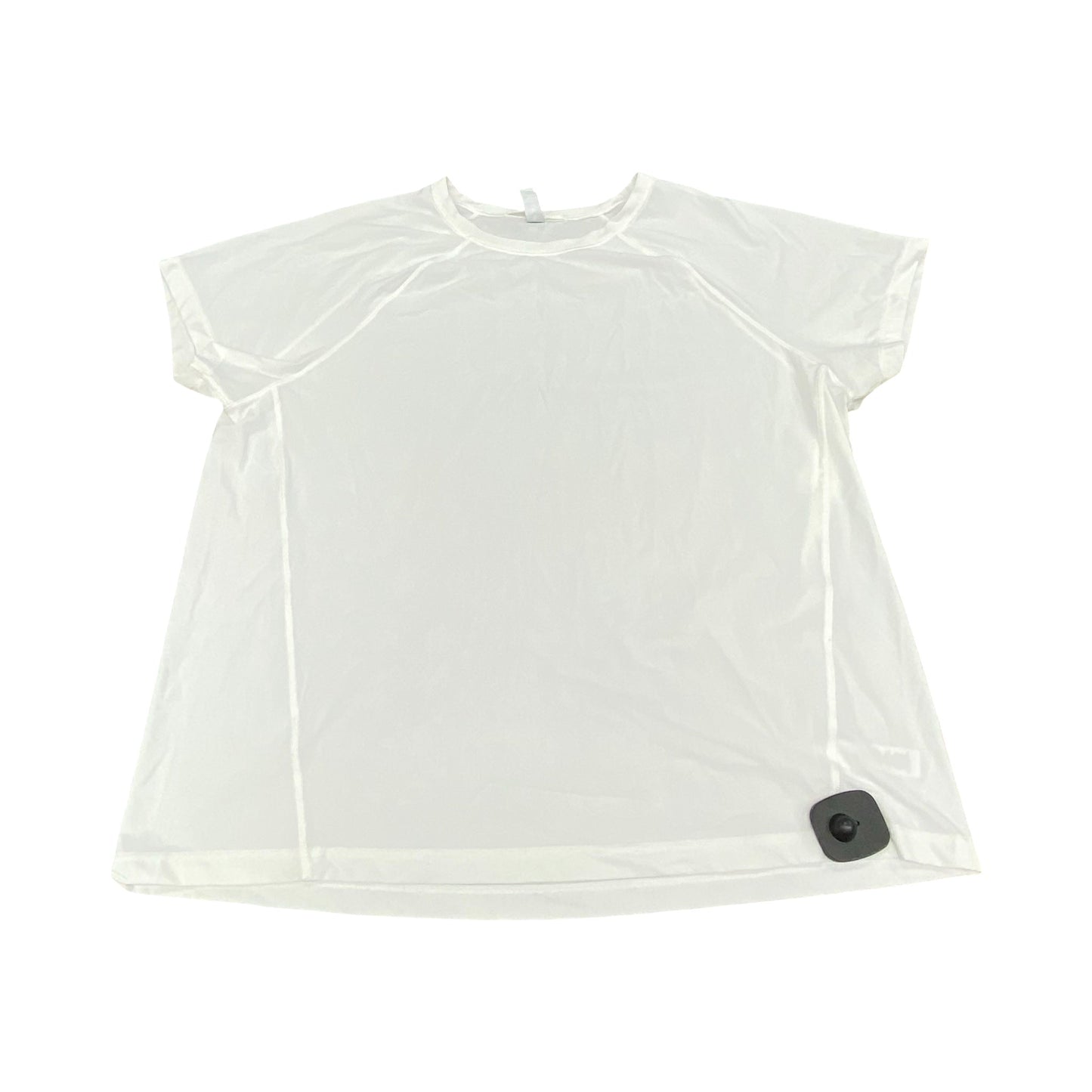 Athletic Top Ss By Athleta In White, Size:L