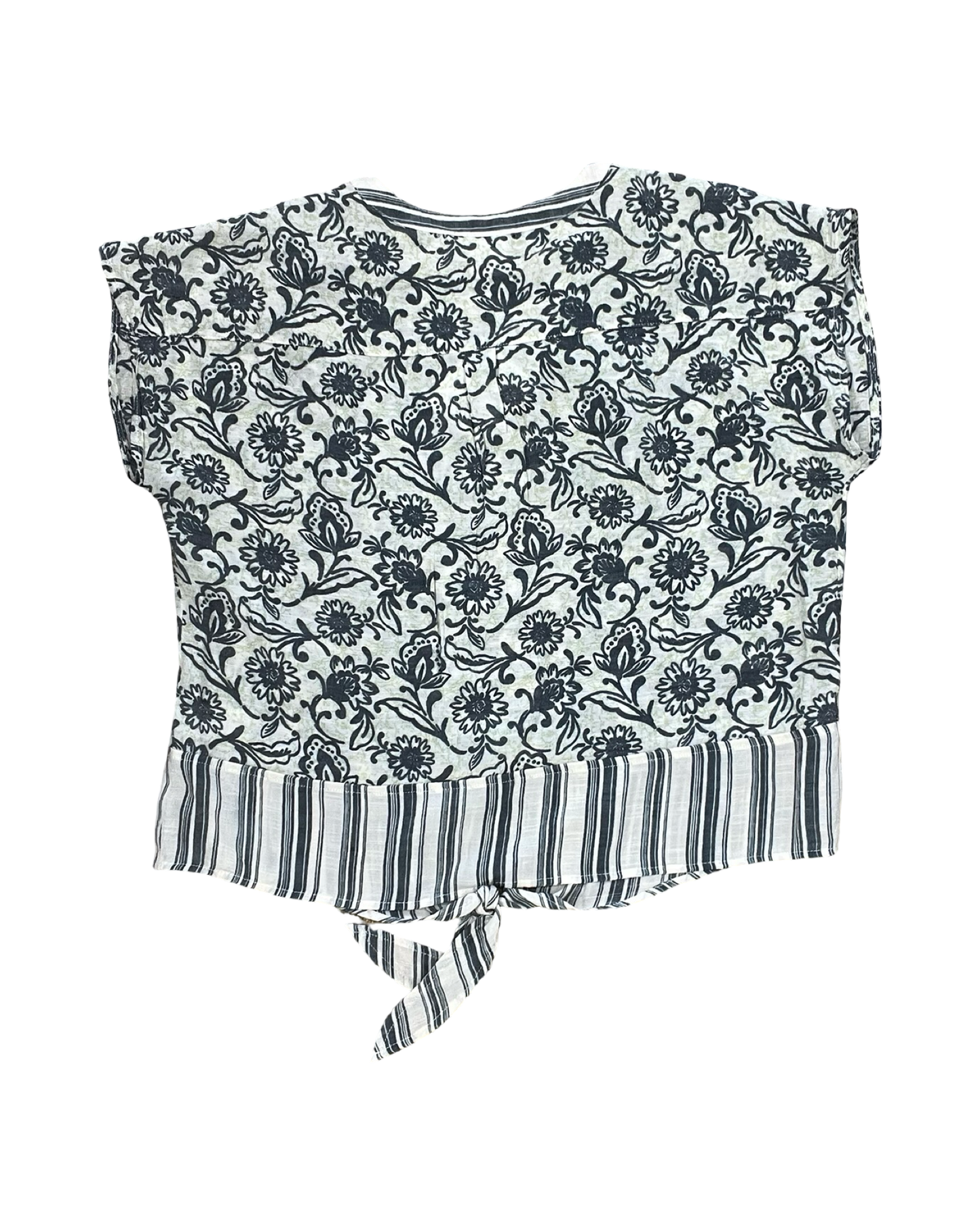 Top Ss By Rachel Zoe In Green & White, Size:M