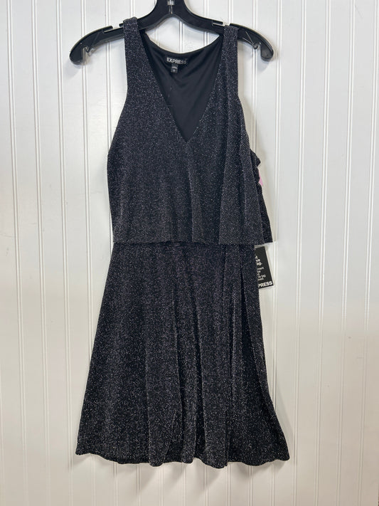 Dress Casual Short By Express In Black, Size:L