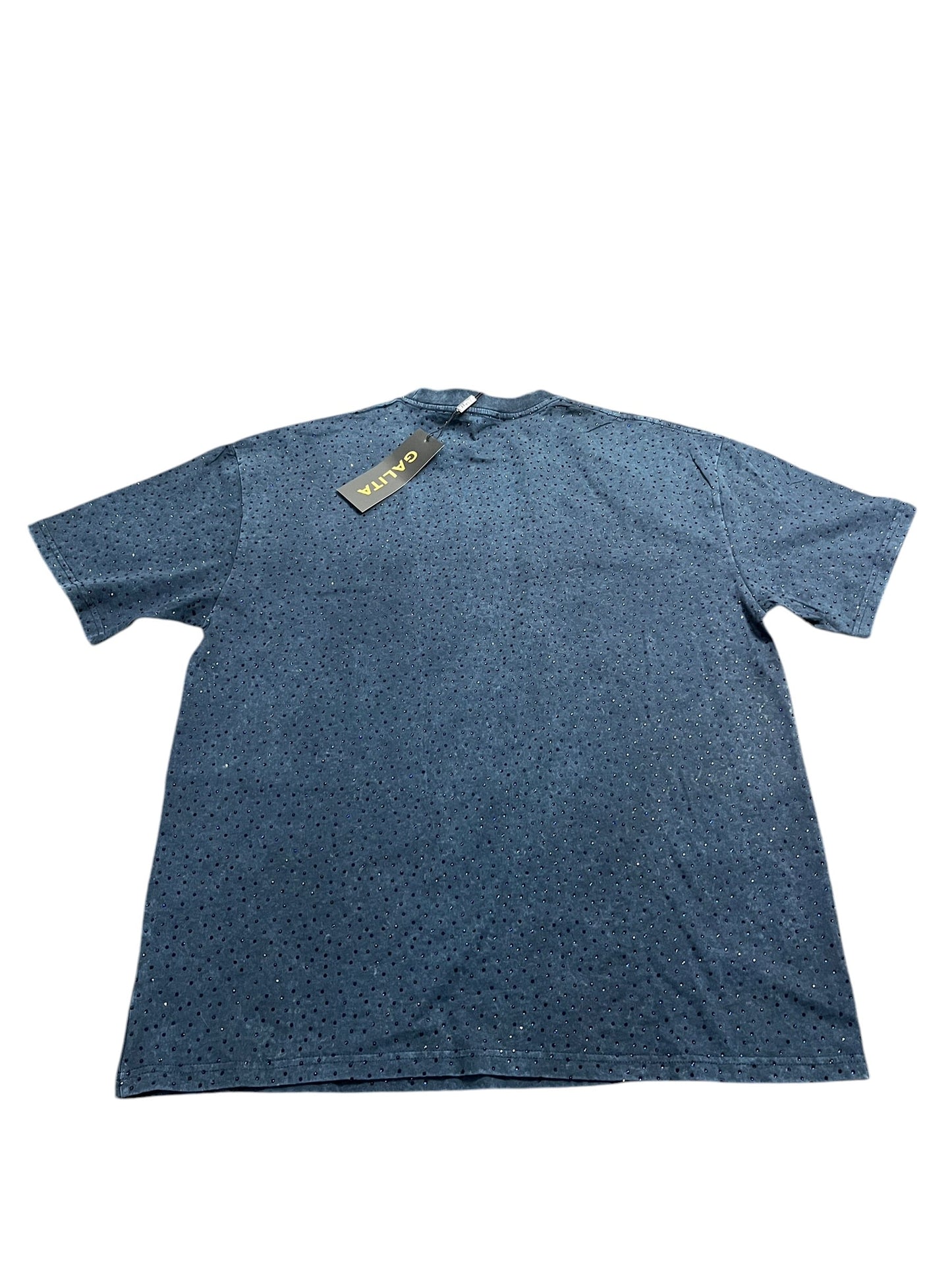 Top Ss By Clothes Mentor In Navy, Size:L