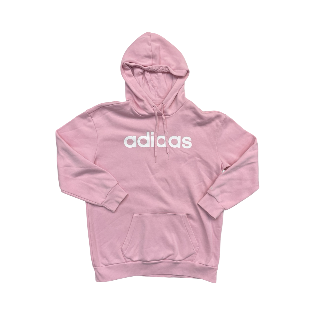 Athletic Sweatshirt Hoodie By Adidas In Pink, Size:S