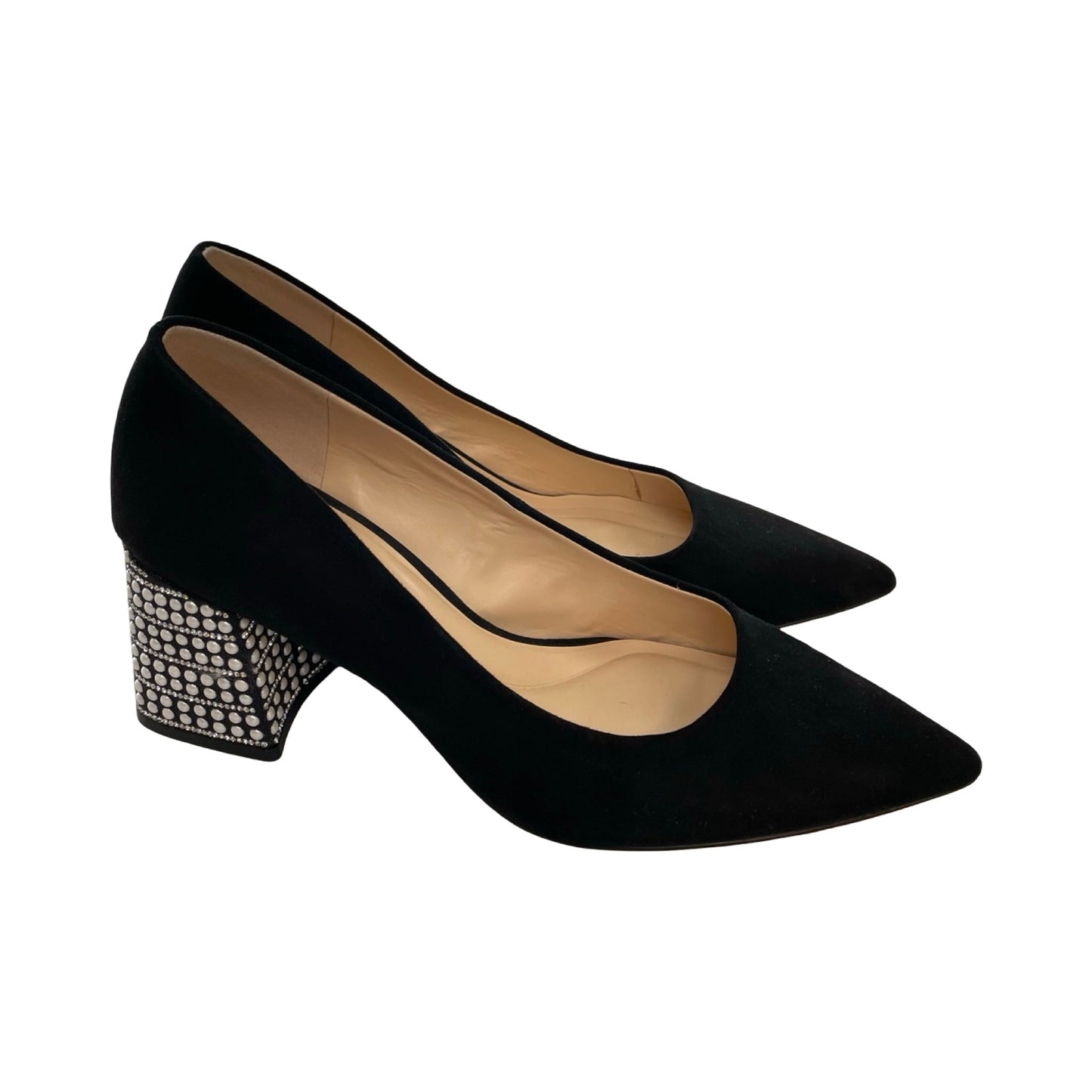 Shoes Heels Block By Jessica Simpson In Black, Size:9.5