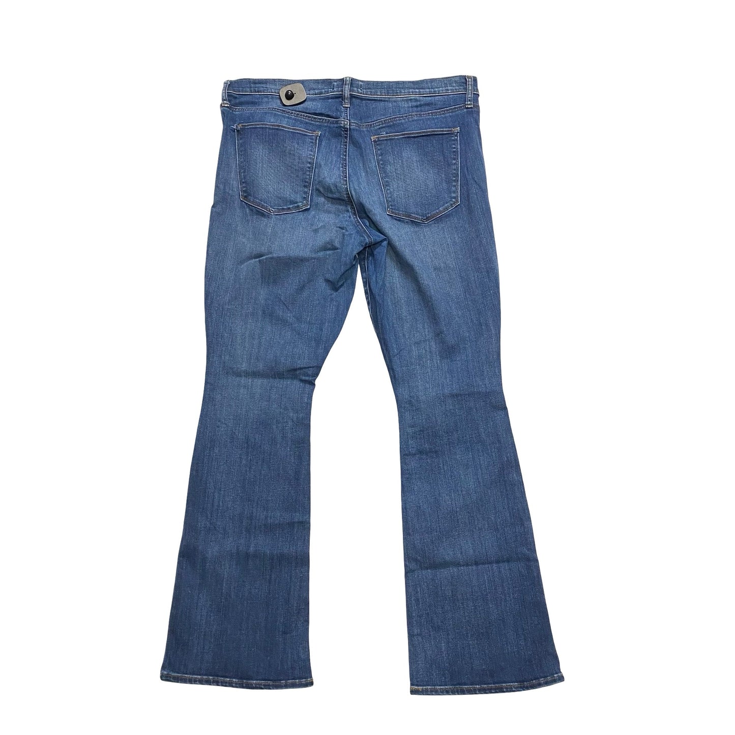 Jeans Boot Cut By Gap In Blue Denim, Size:18