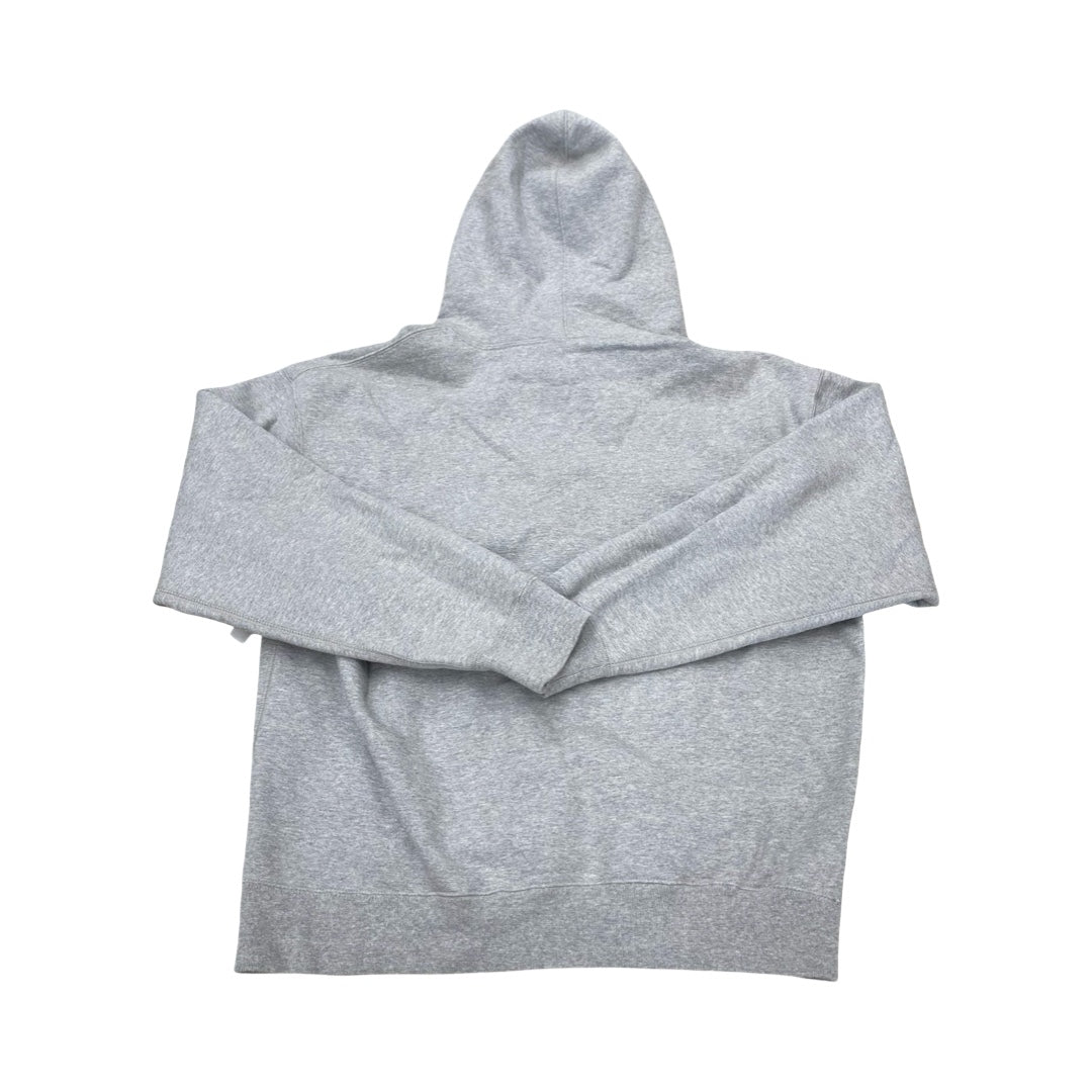 Athletic Sweatshirt Hoodie By Nike In Grey, Size:M