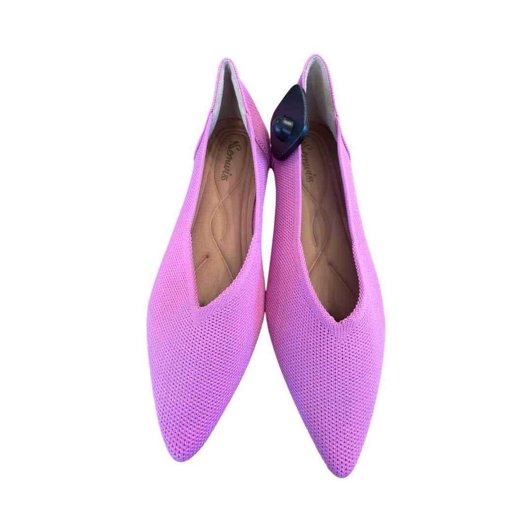 Shoes Flats By SEMWISS In Pink, Size:8.5