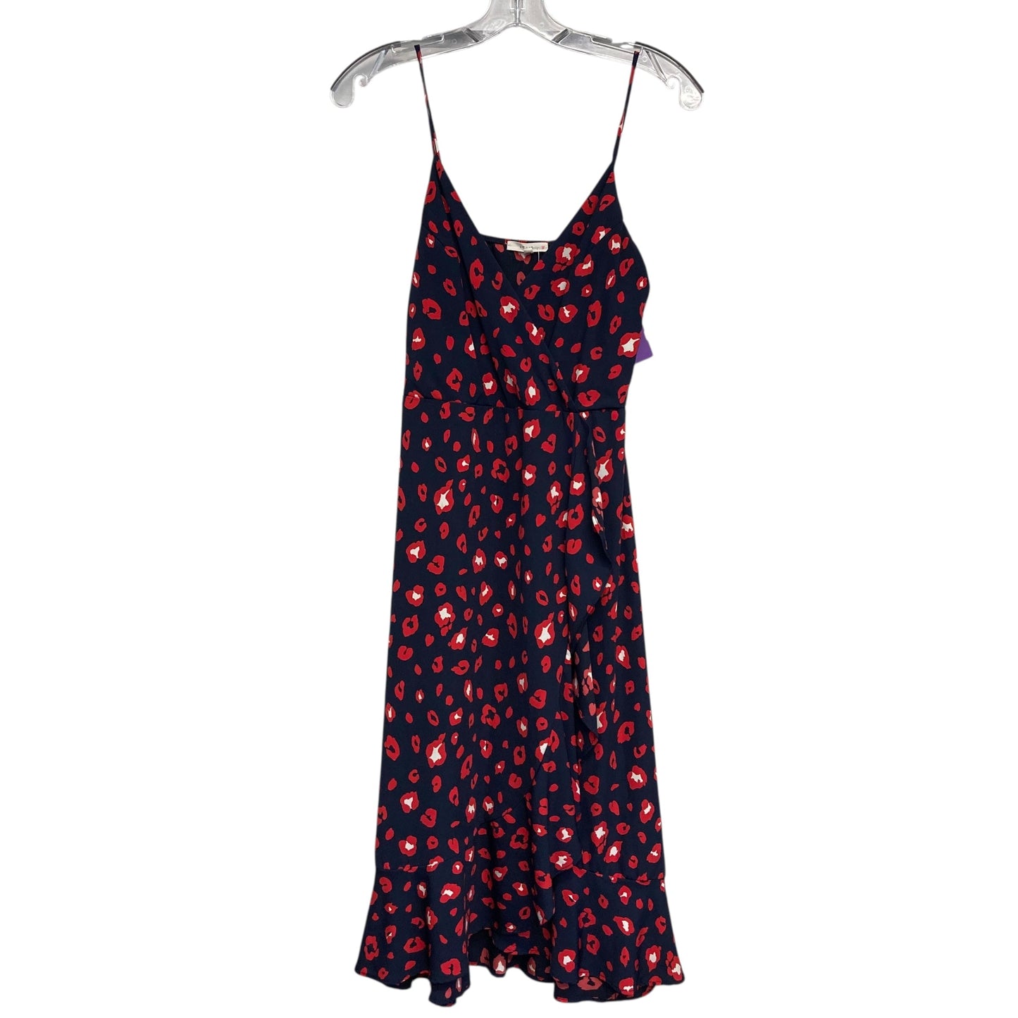 Dress Casual Short By Lelis In Blue & Red, Size:M