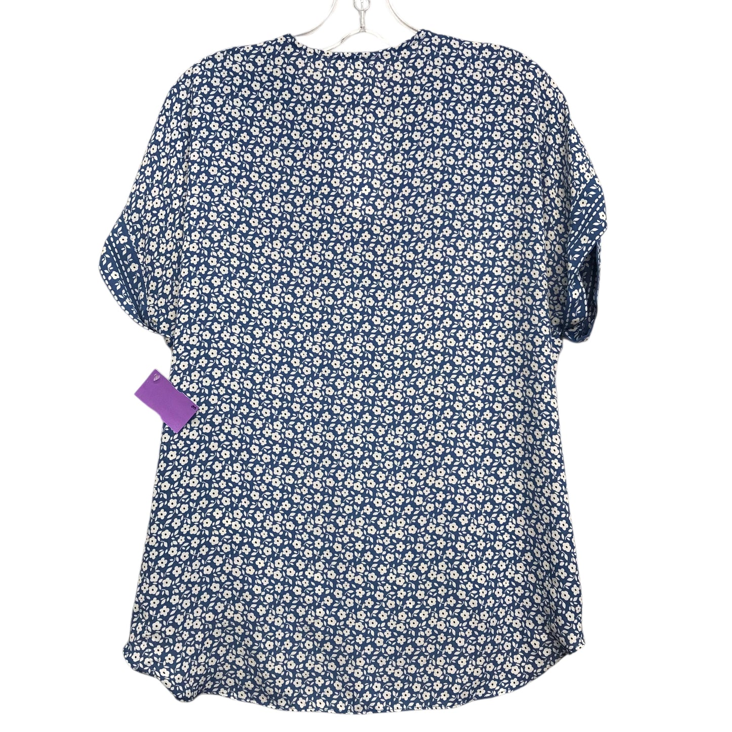 Top Sleeveless By Max Studio In Blue, Size:M