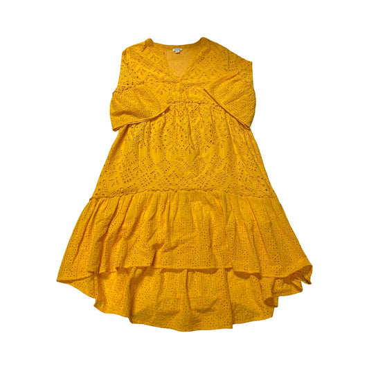 Dress Casual Midi By Sundance In Yellow, Size:L