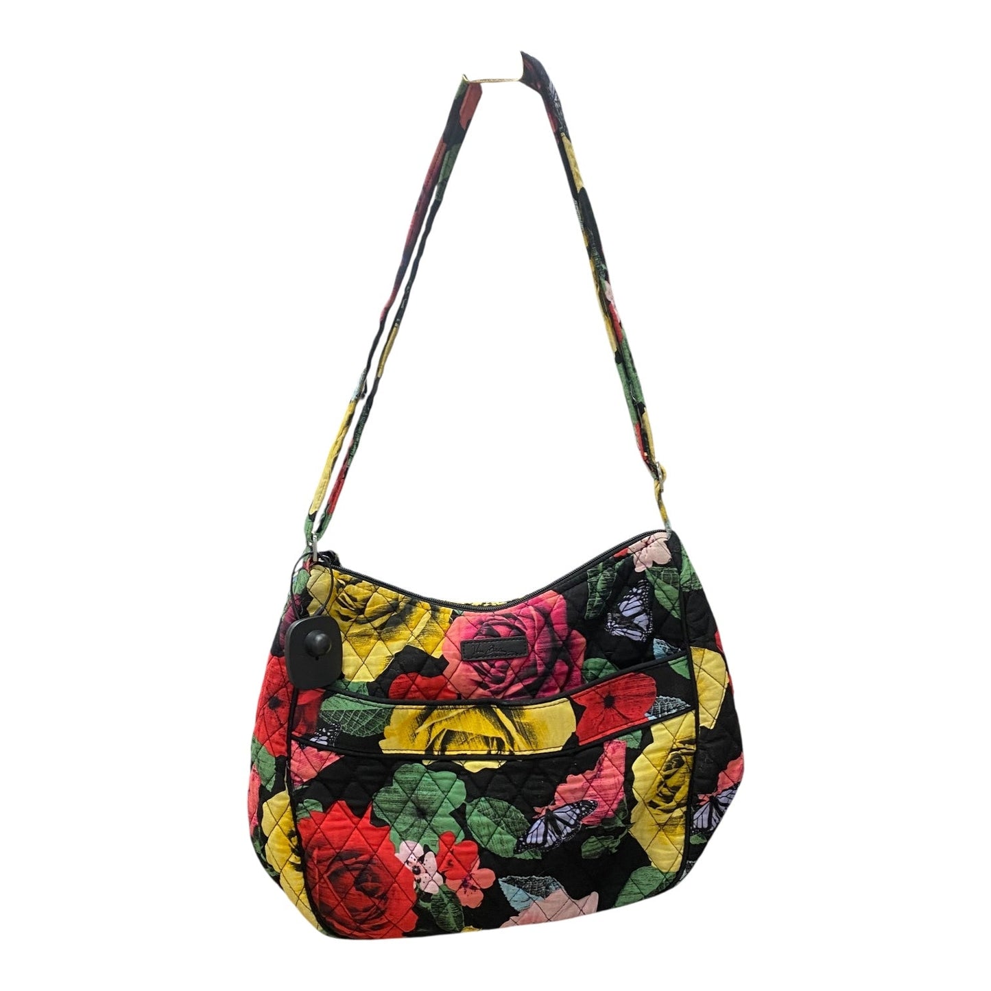 Handbag By Vera Bradley In Floral Print, Size:Medium