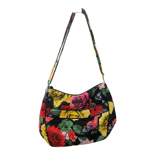Handbag By Vera Bradley In Floral Print, Size:Medium