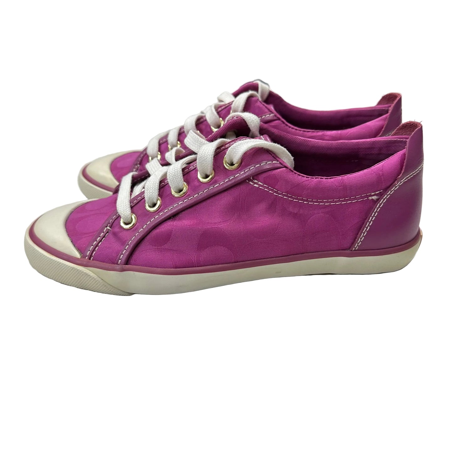 Shoes Designer By Coach In Purple, Size:7