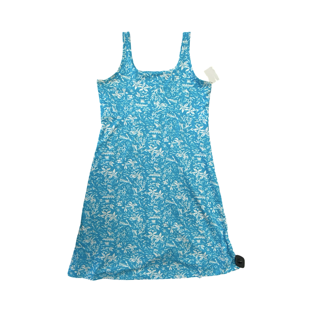 Athletic Dress By Columbia In Blue & White, Size:M