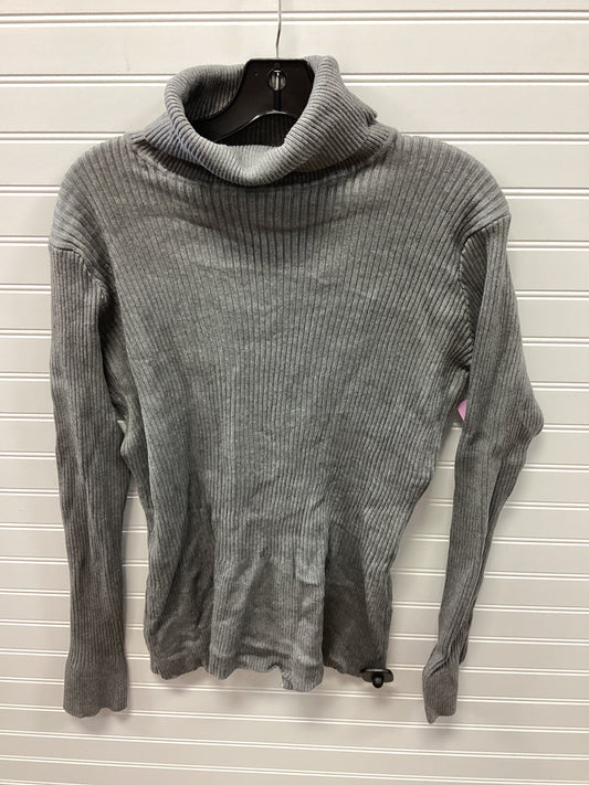 Blouse Ls By Clothes Mentor In Grey, Size:1X