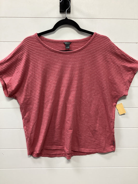 Top Ss By Eddie Bauer In Red, Size:Lp