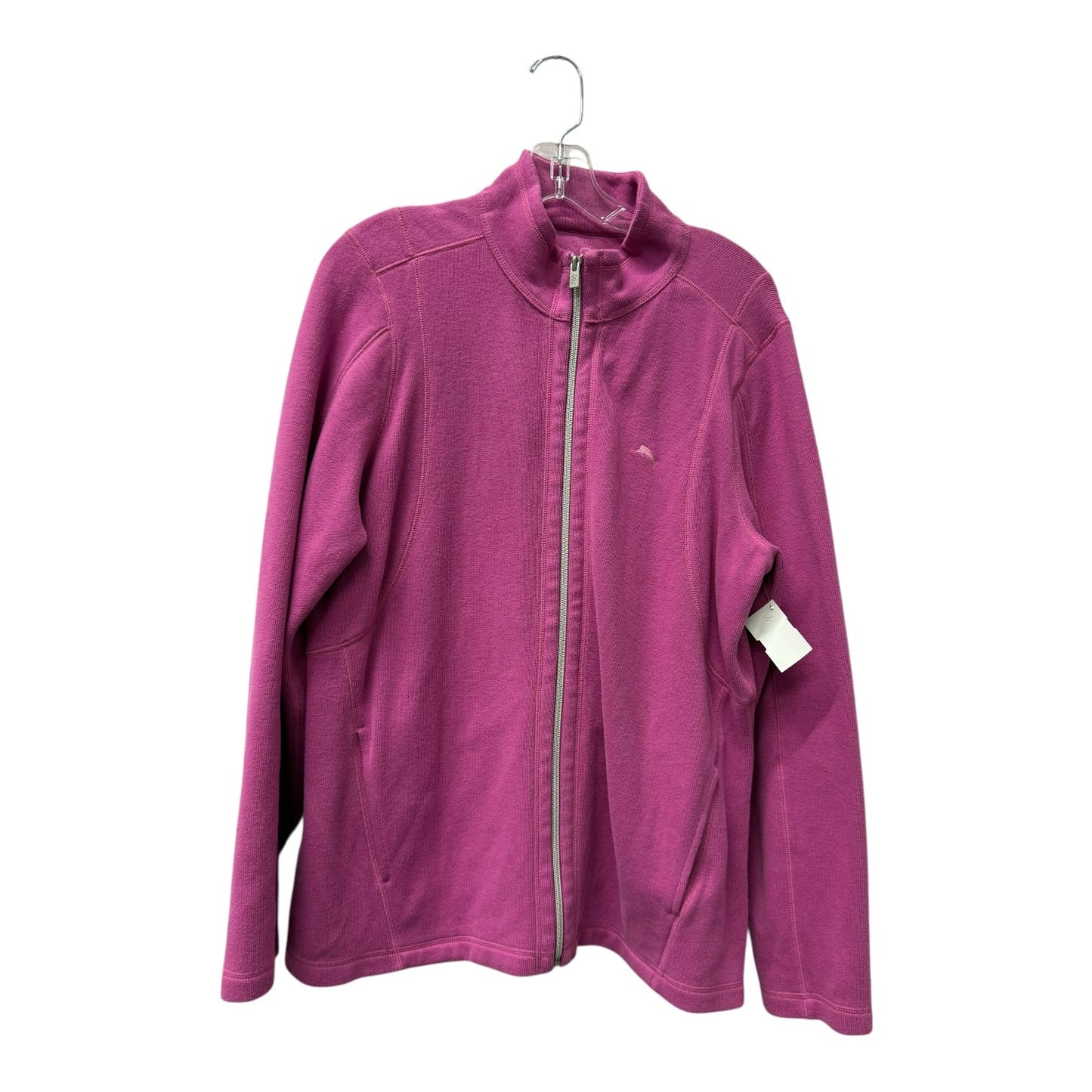Athletic Jacket By Tommy Bahama In Pink, Size:Xl