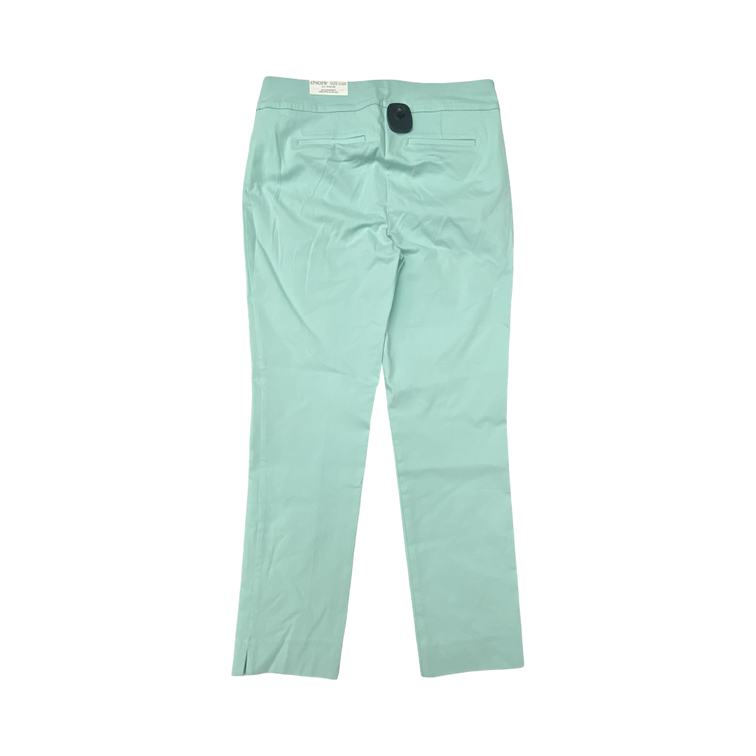 Pants Cropped By Chicos In Teal, Size:6
