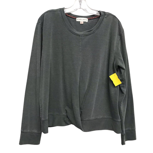 Top Ls By Knox Rose In Grey, Size:Xl