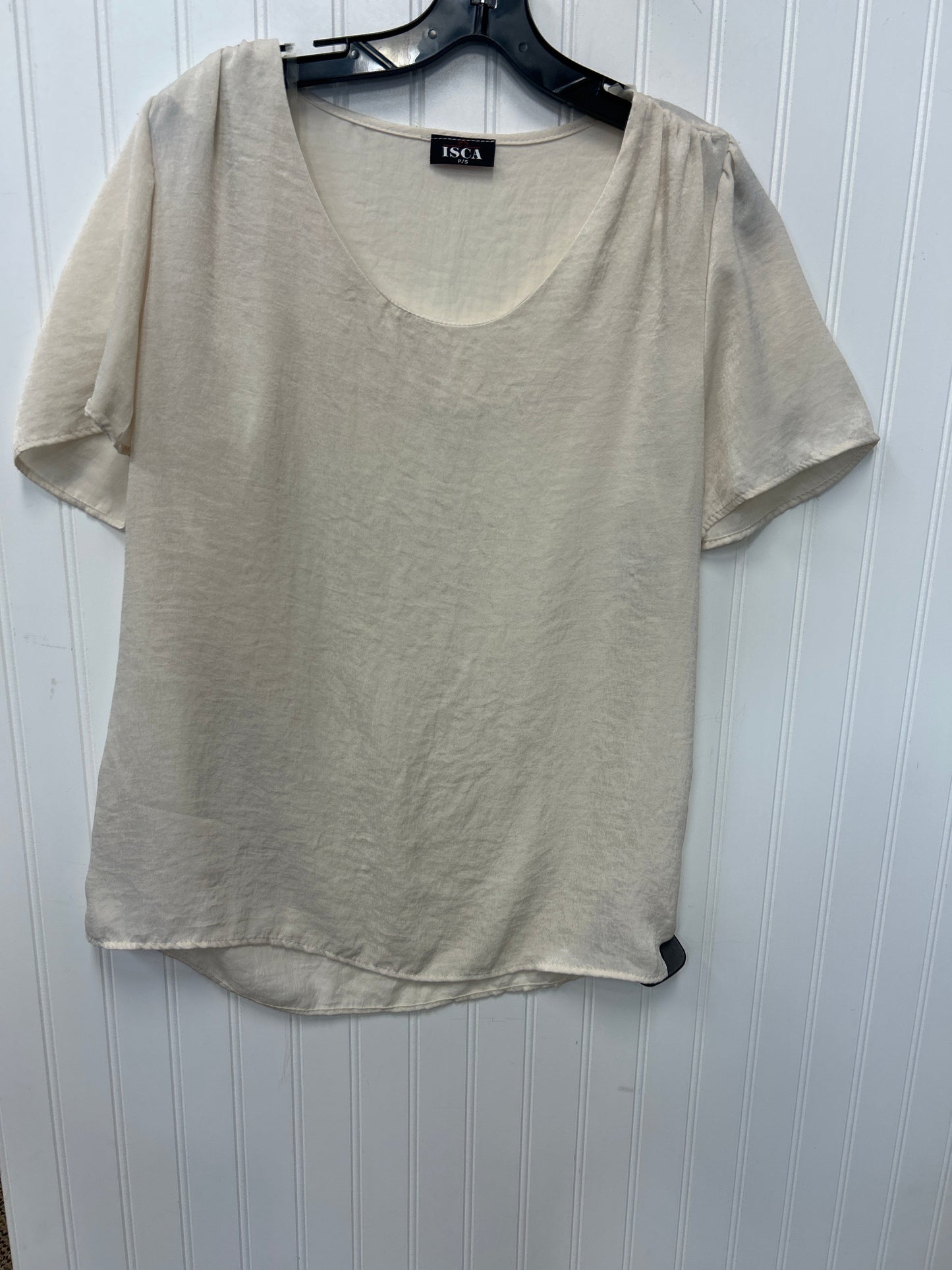 Top Ss By Clothes Mentor In Cream, Size:S