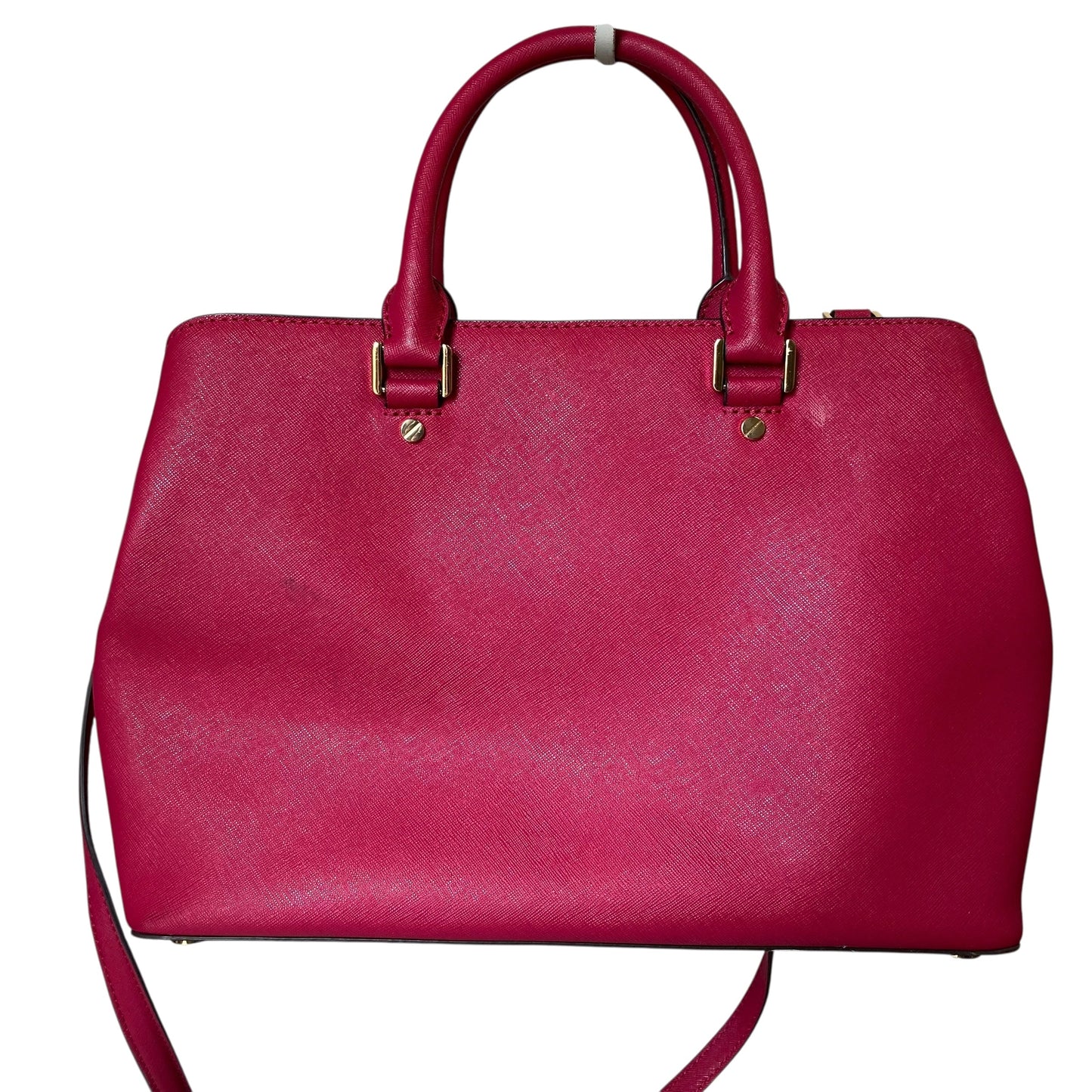 Handbag Designer By Michael Kors In Dark Magenta, Size:Medium