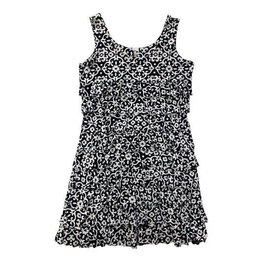 Dress Casual Midi By Lulu B In Black & White, Size:M
