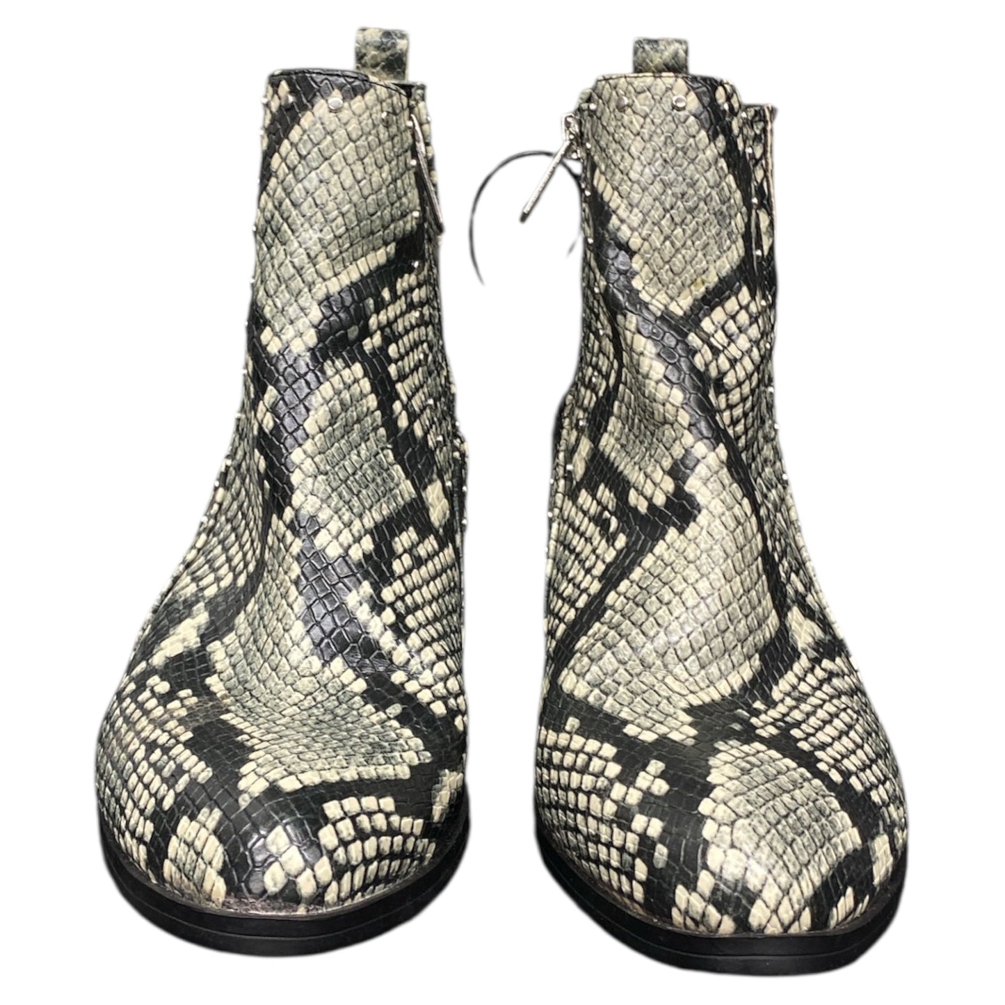 Boots Ankle Heels By Circus By Sam Edelman In Snakeskin Print, Size:8