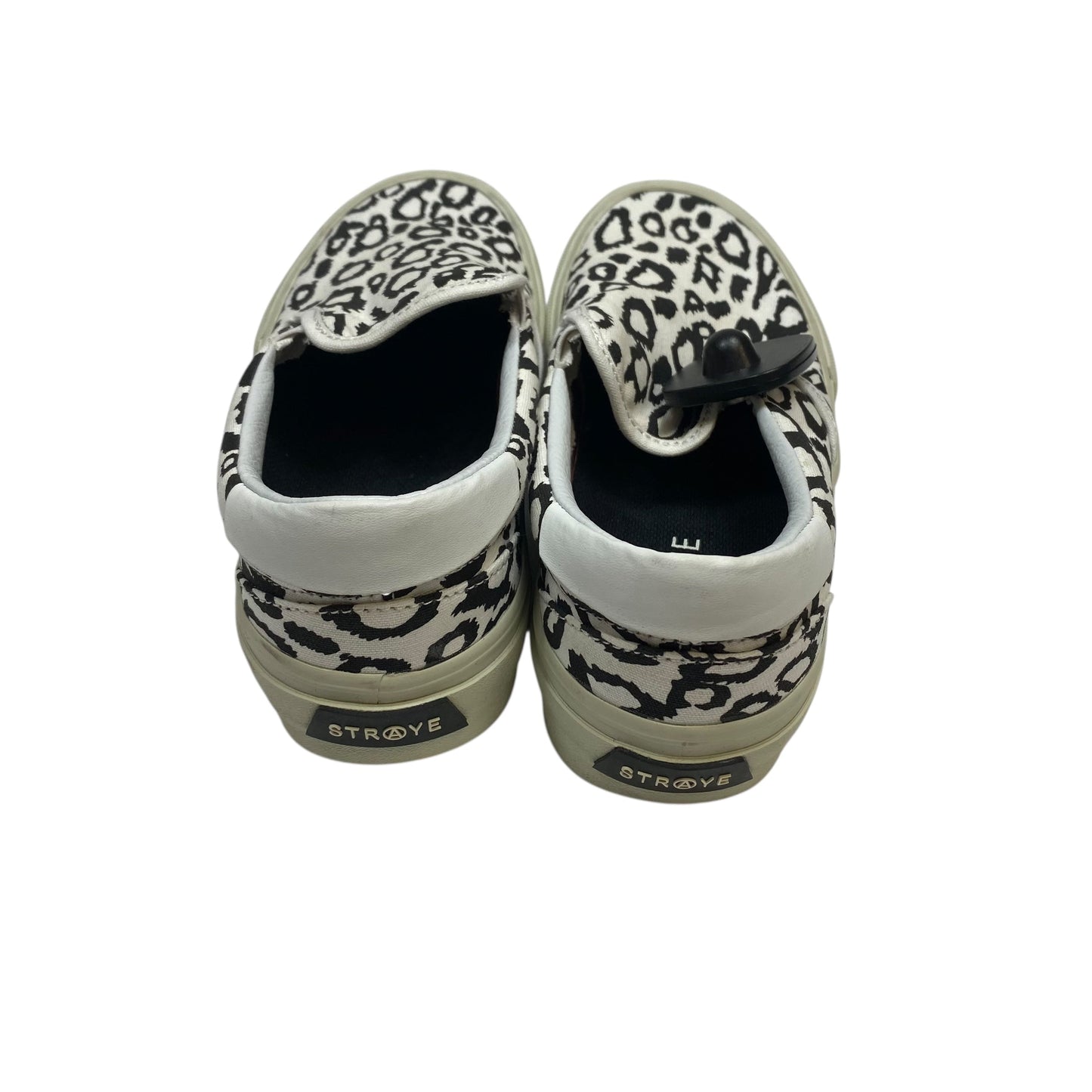 Shoes Flats By Straye In Black & White, Size:7.5