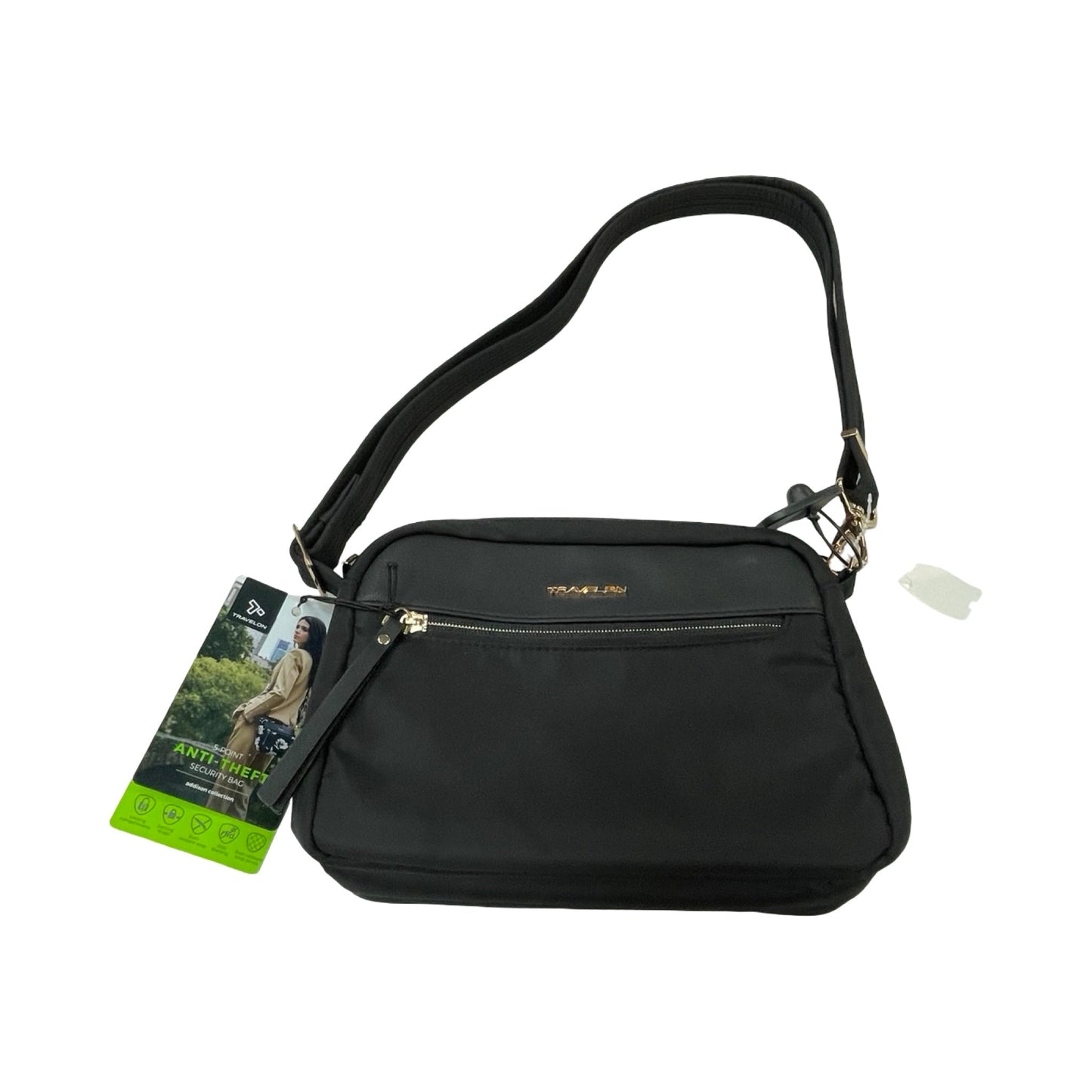 Handbag By Travelon In Black, Size:Medium