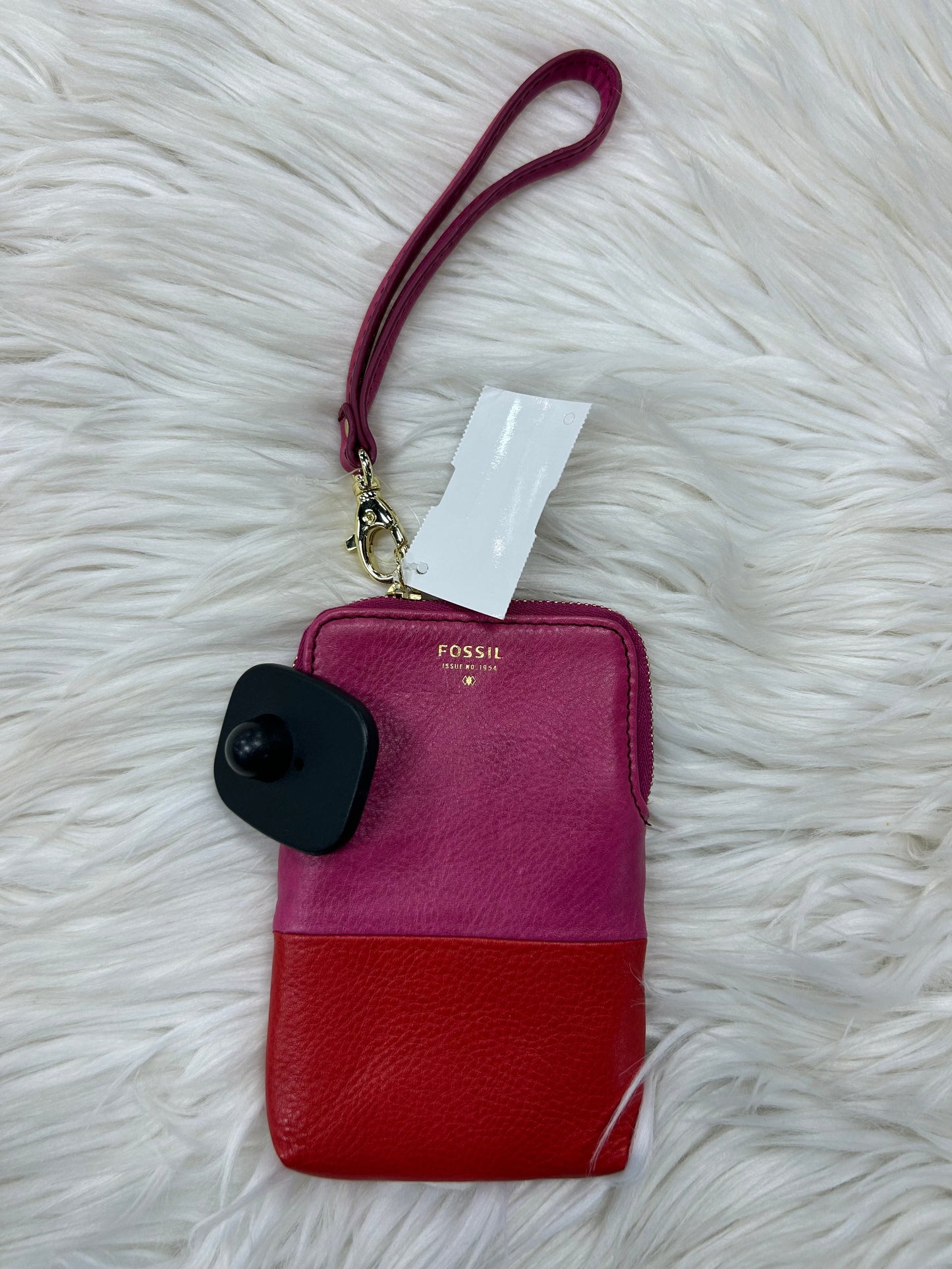 Wallet By Fossil In Pink & Red, Size:Small