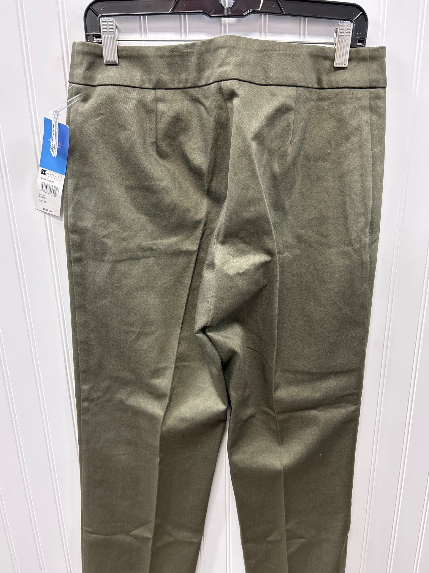 Pants Dress By Relativity In Green, Size:10