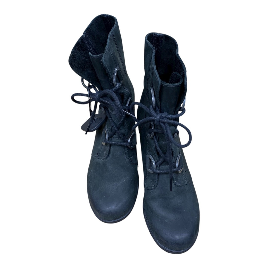 Boots Designer By Sorel In Black, Size:7