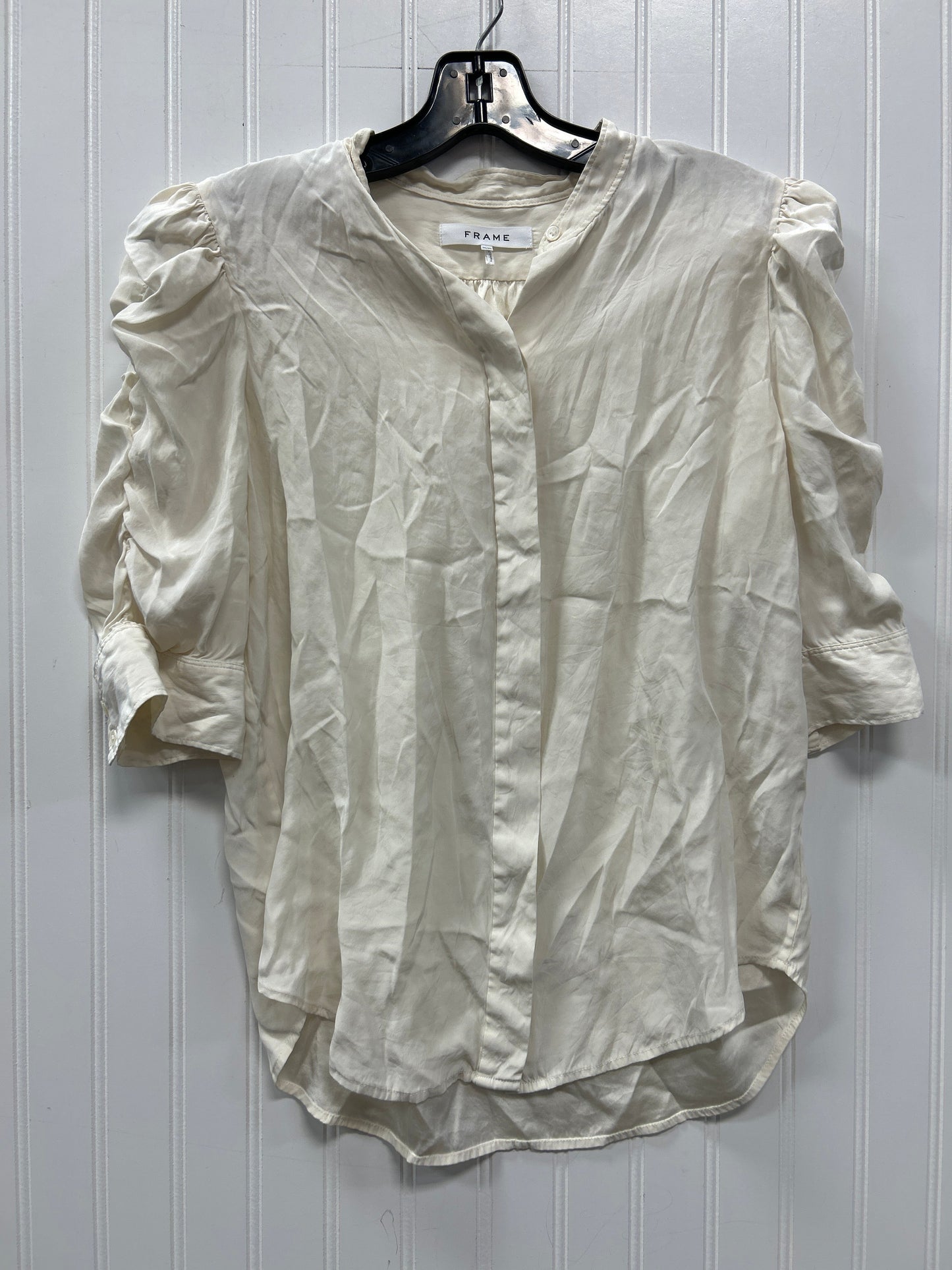 Top Ss By Frame In Cream, Size:M