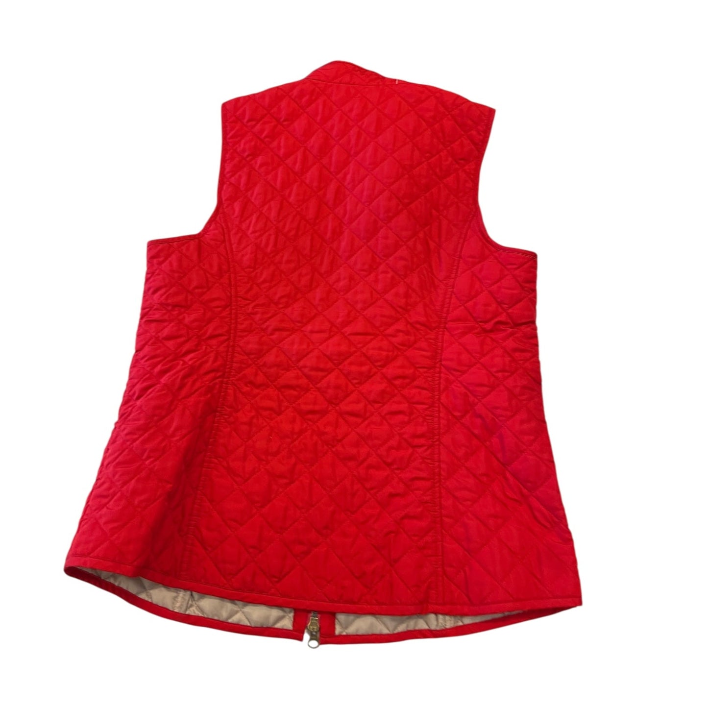 Vest Puffer & Quilted By J. Jill In Red, Size: M