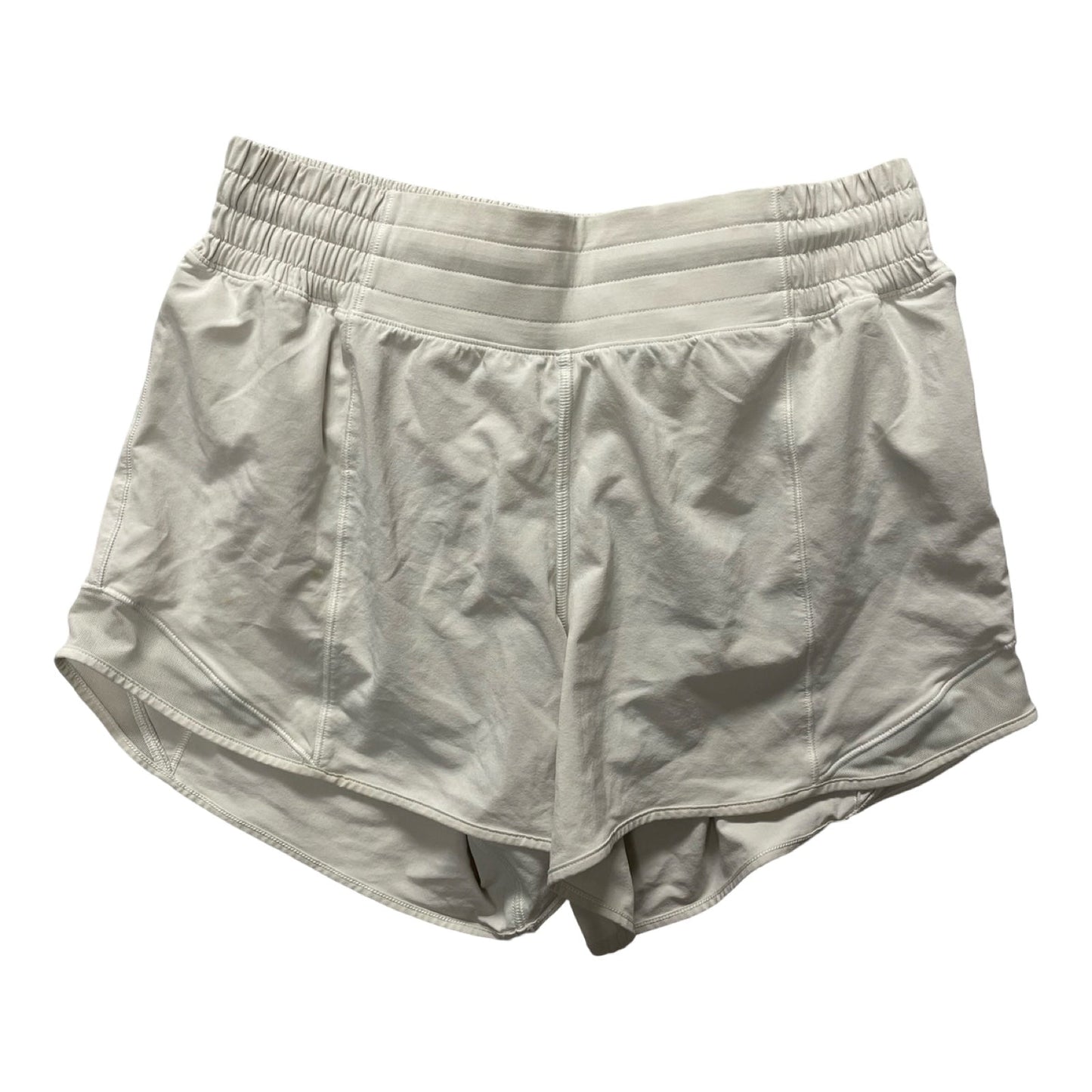 Athletic Shorts By Lululemon In Cream, Size:6