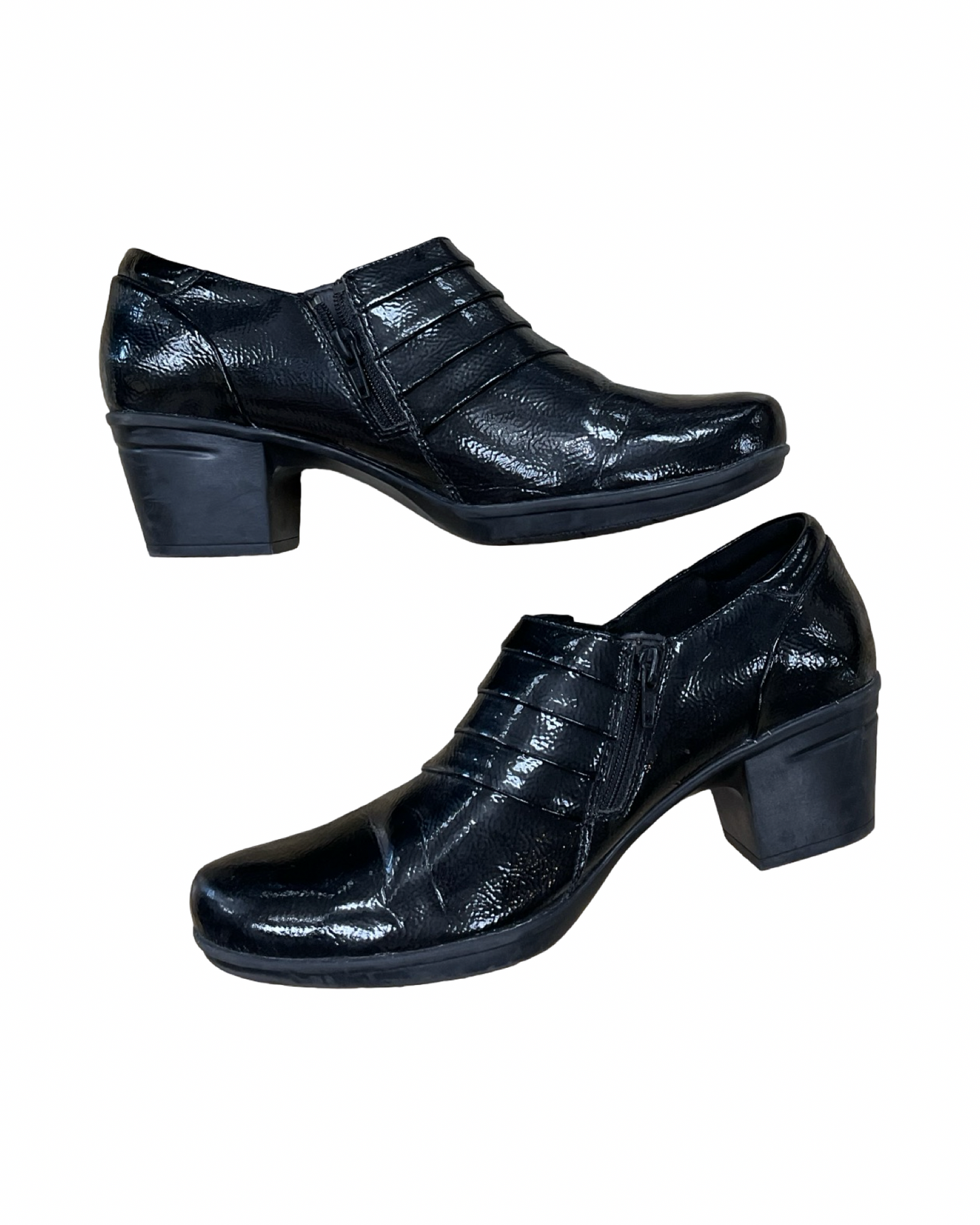 Shoes Heels Block By Clarks In Black, Size:10