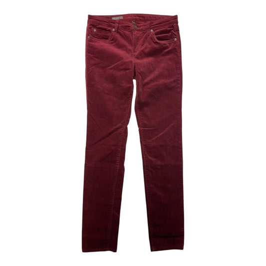 Pants Corduroy By Kut In Maroon, Size:10
