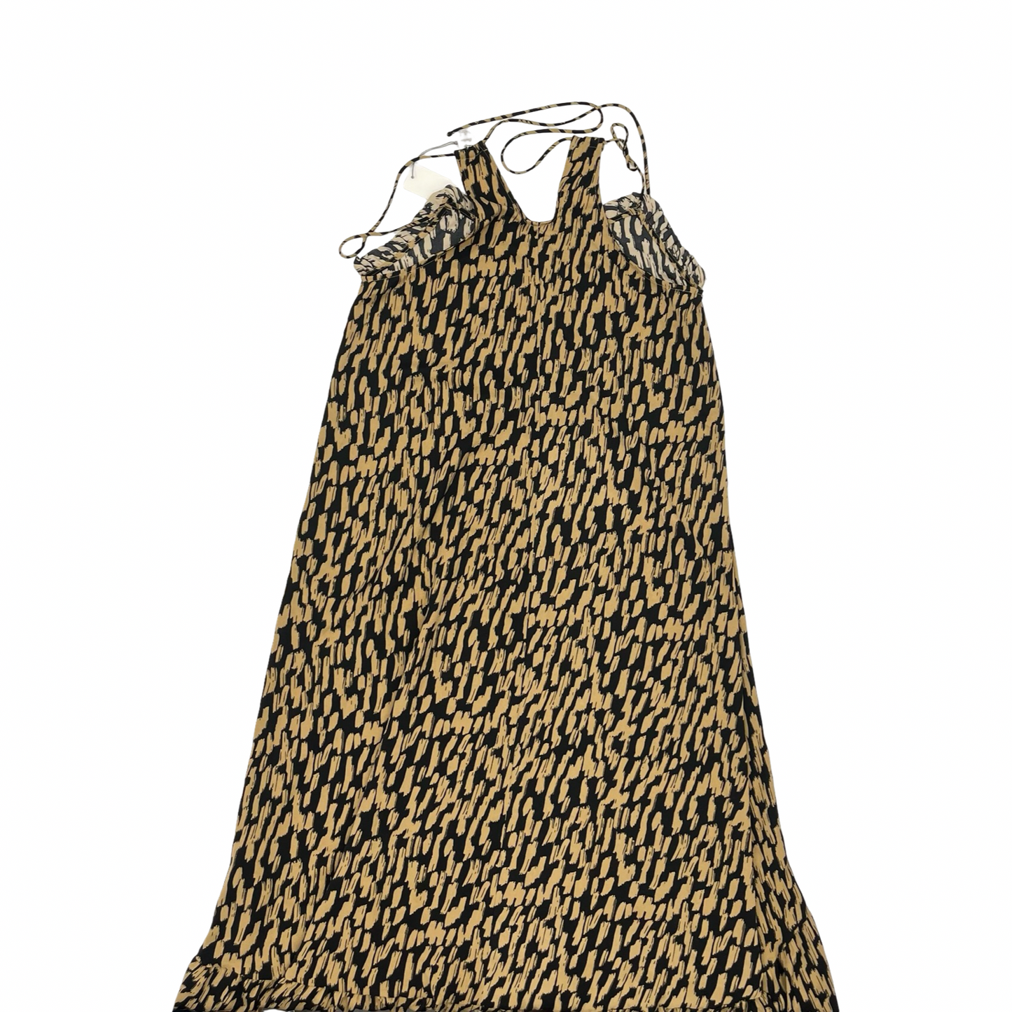 Dress Casual Maxi By Flawless In Black & Tan, Size:S