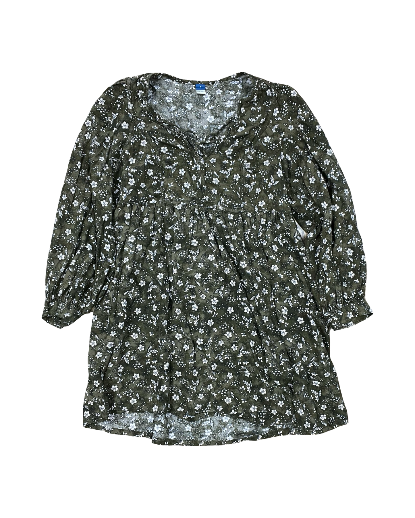 Dress Casual Midi By Old Navy In Green, Size:S