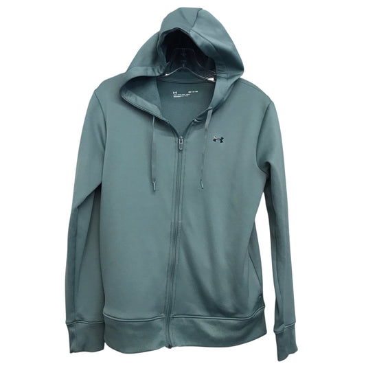 Athletic Jacket By Under Armour In Green, Size:S