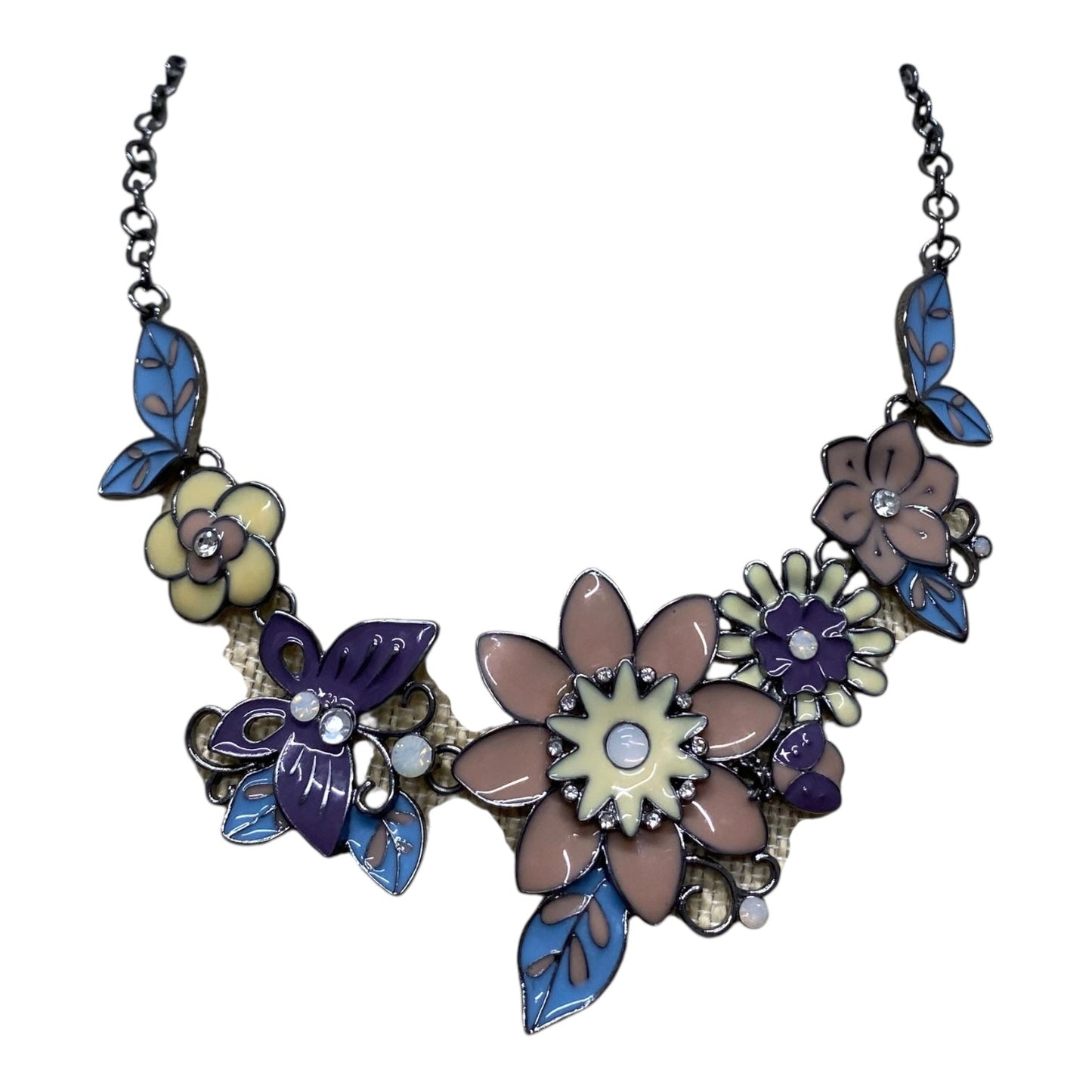 Necklace Statement  In Multi