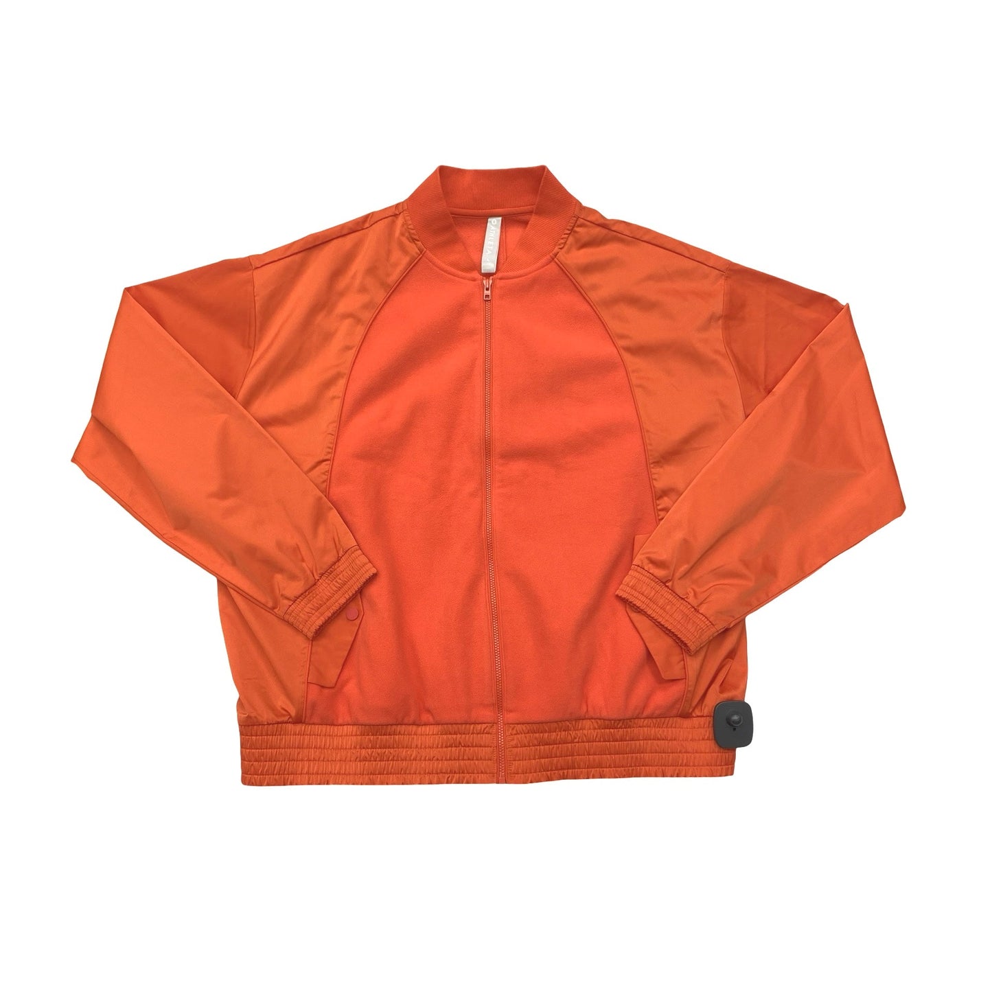Athletic Jacket By Athleta In Orange, Size:L