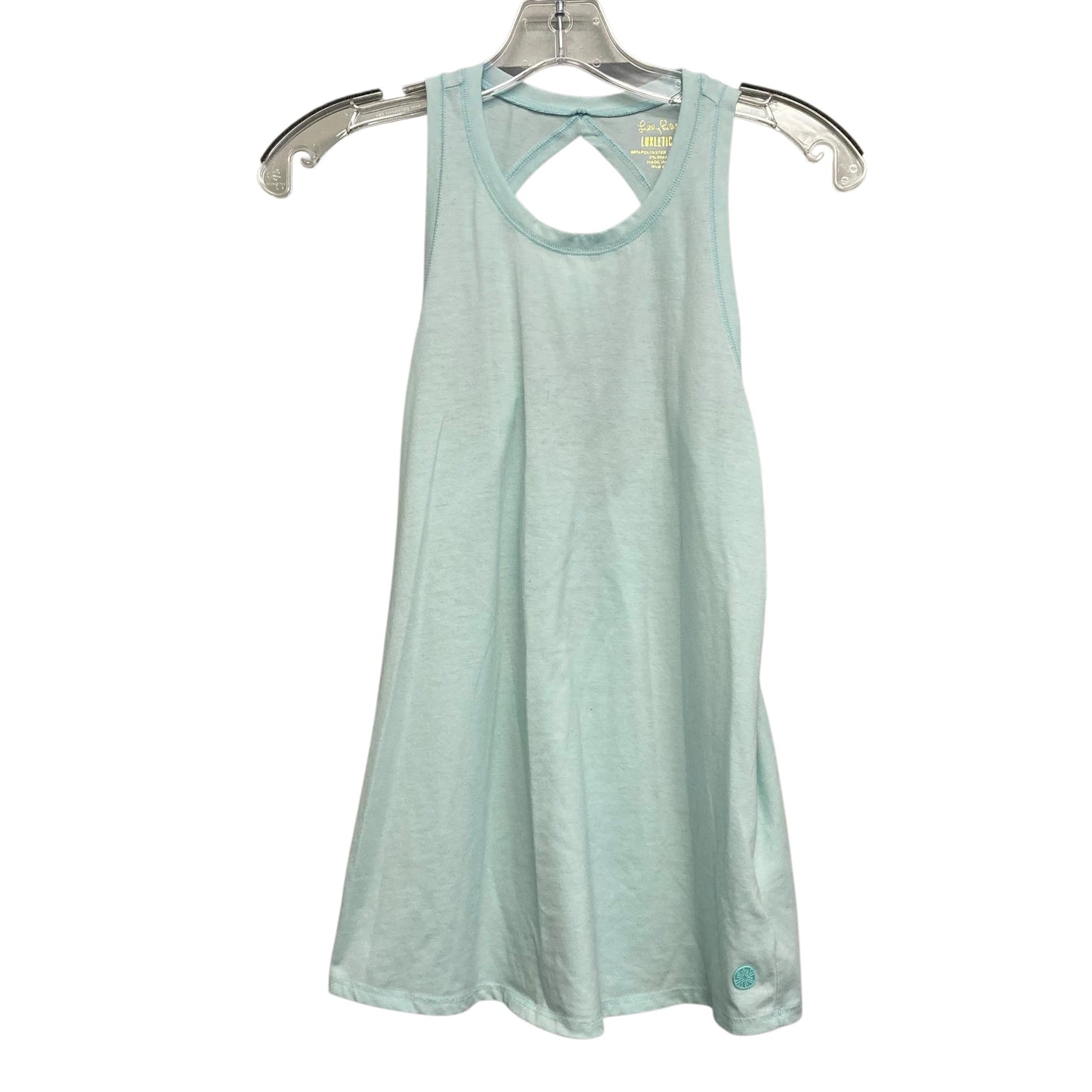 Top Sleeveless Designer By Lilly Pulitzer In Mint, Size:Xxs