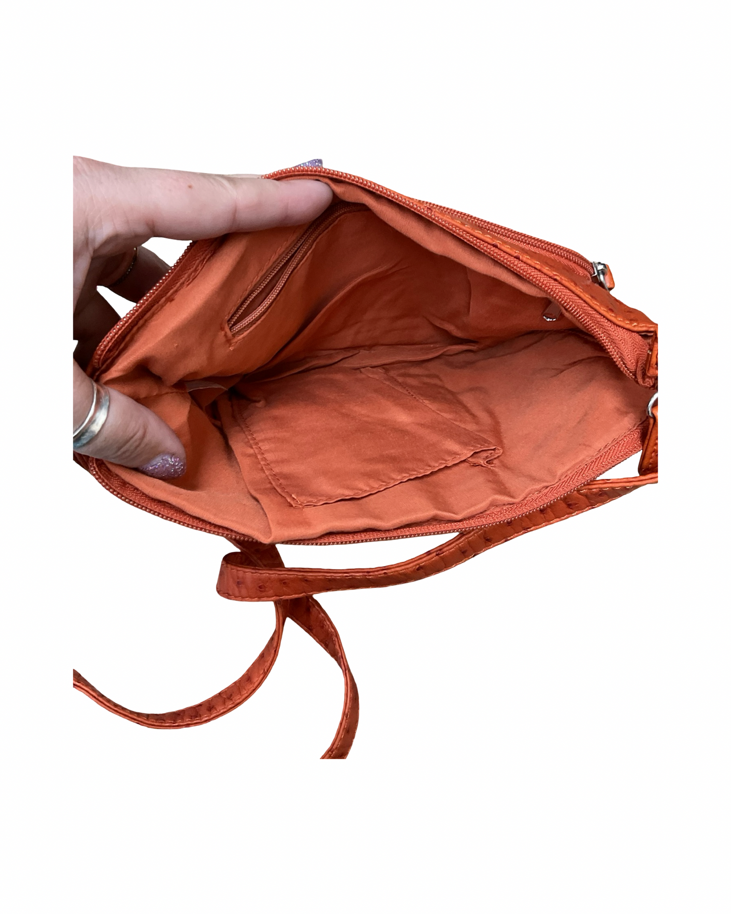 Crossbody By Clothes Mentor In Orange, Size:Small