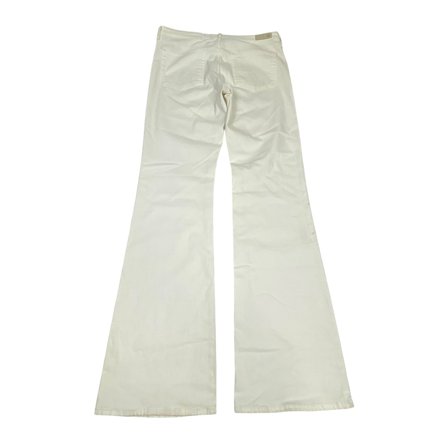 Jeans Designer By Adriano Goldschmied In Cream Denim, Size:12
