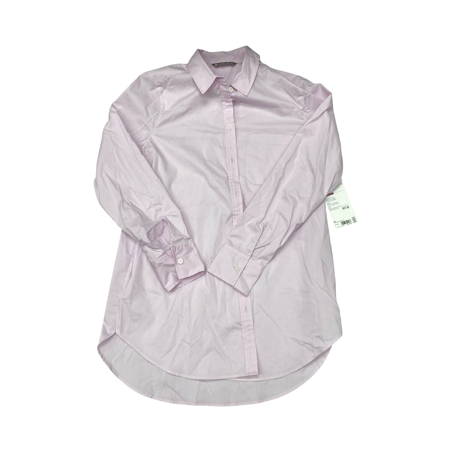Top Ls By Athleta In Pink, Size:M