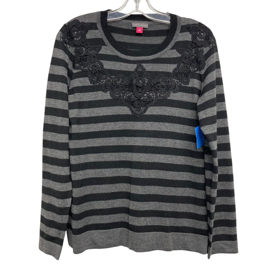 Sweater By Vince Camuto In Striped Pattern, Size:M