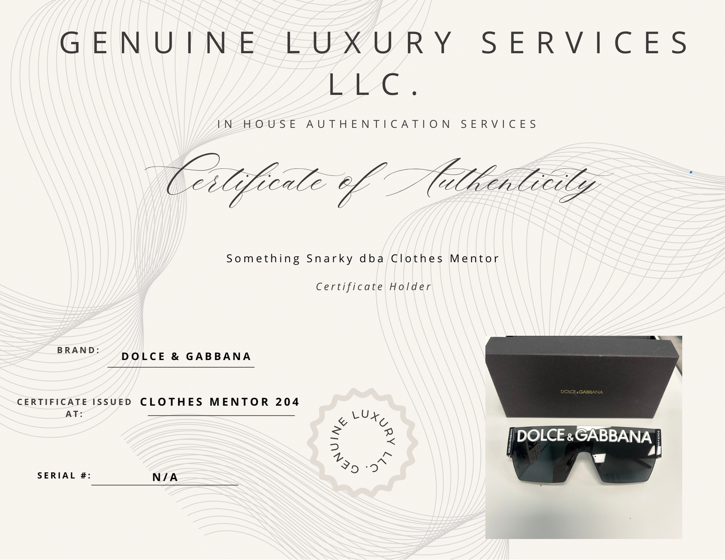 Sunglasses Luxury Designer By Dolce And Gabbana